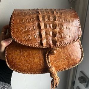 Real leather vintage alligator purse 🐊